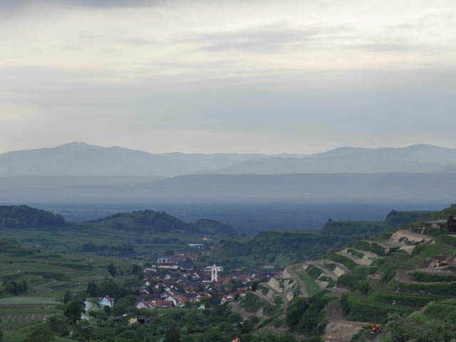 Blick auf die Vogesen
